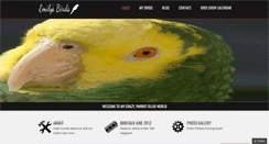 Desktop Screenshot of emilysbirds.com